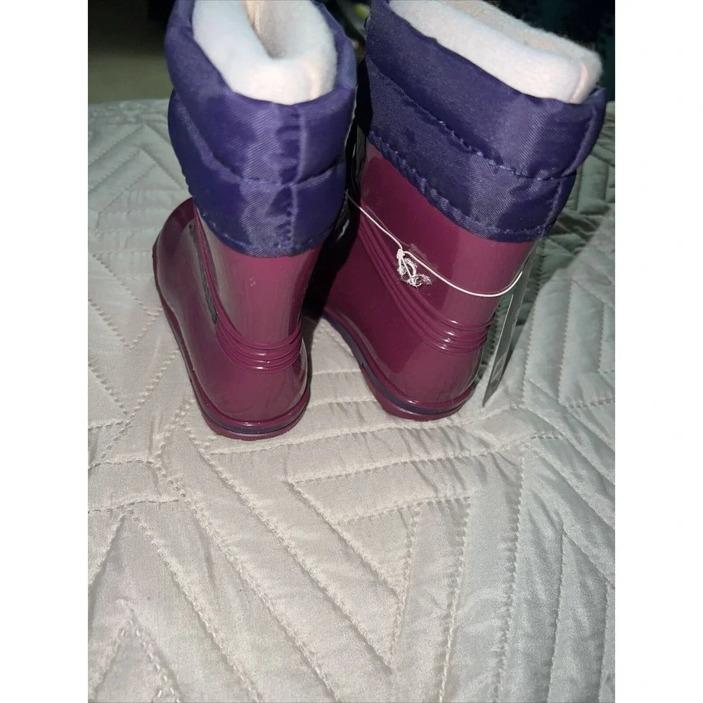 LaCrosse Turbo II Youth Rain Boots Size 6 Rose Purple Insulated Waterproof NWT